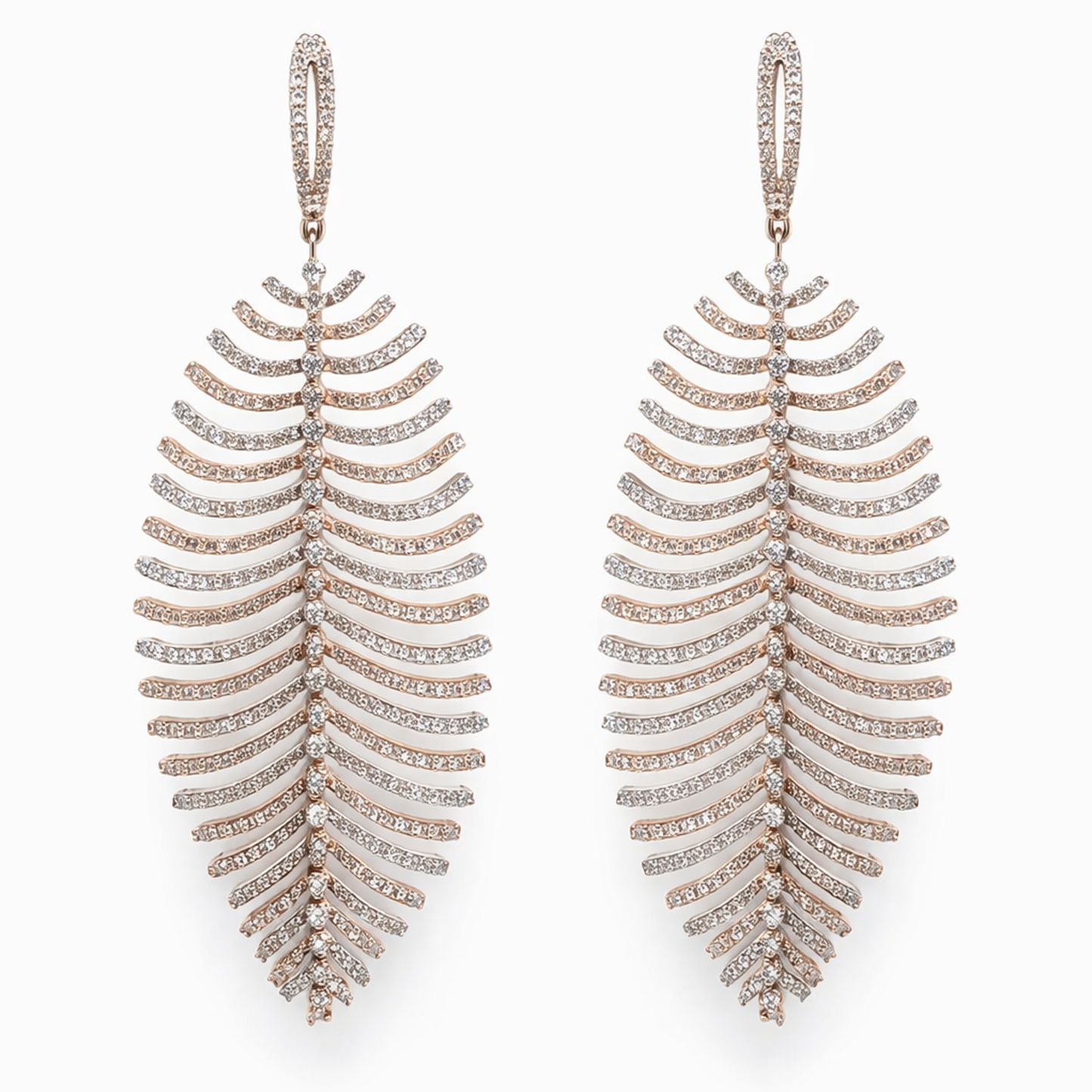 Feather Drop Earrings - Laura Milman New York