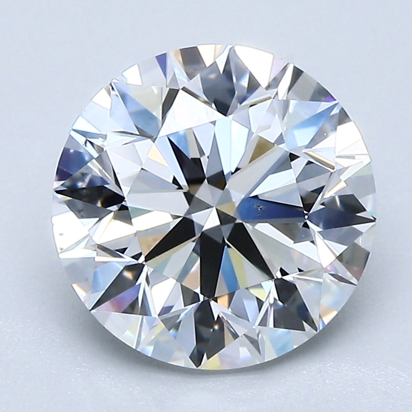 2.81ct Round Natural Diamond — D VS2, GIA Certified