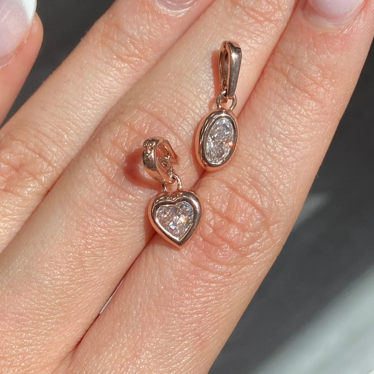 0.67ct Pink Oval Diamond VS2 Charm GIA — view 3 — Laura Milman New York