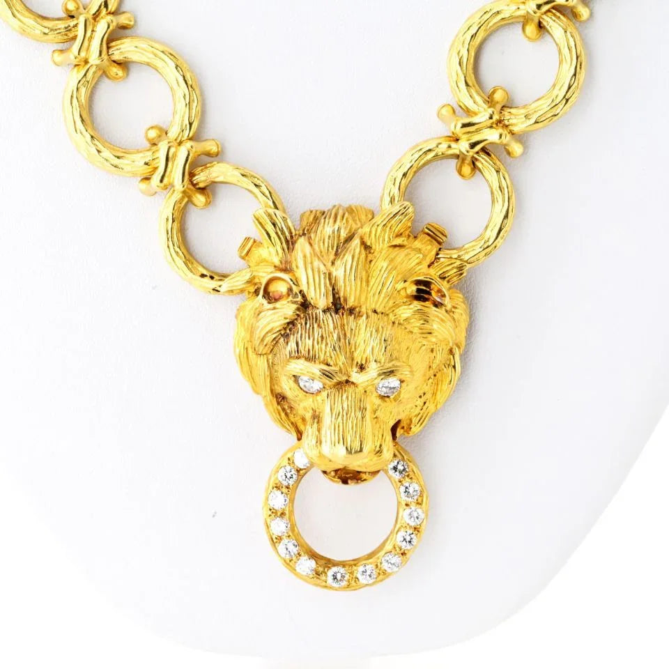 Van Cleef & Arpels 18K Yellow Gold 30 Inches Convertable Bracelet Brooch Necklace — view 3 — Laura Milman New York
