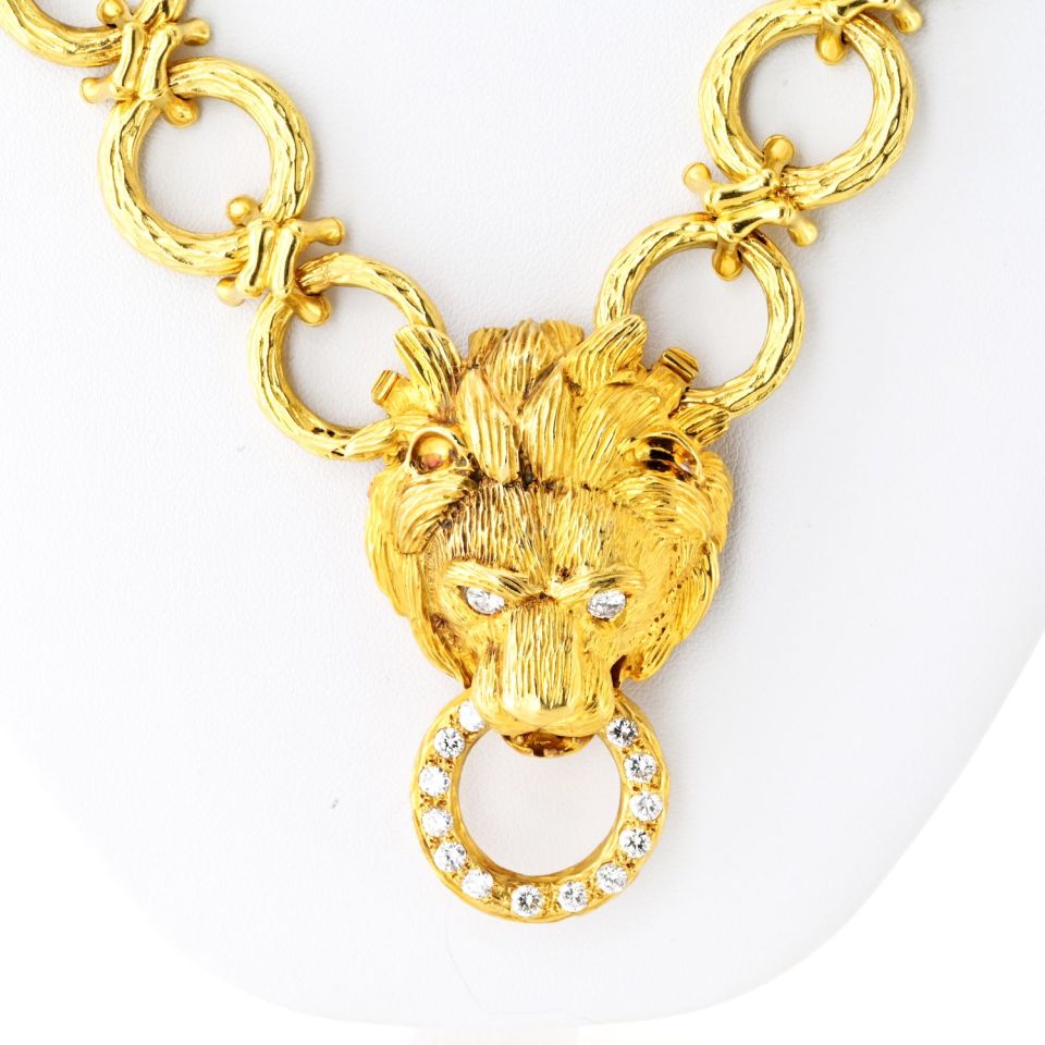 Van Cleef & Arpels Necklaces 18k yellow gold 1 cts Diamonds