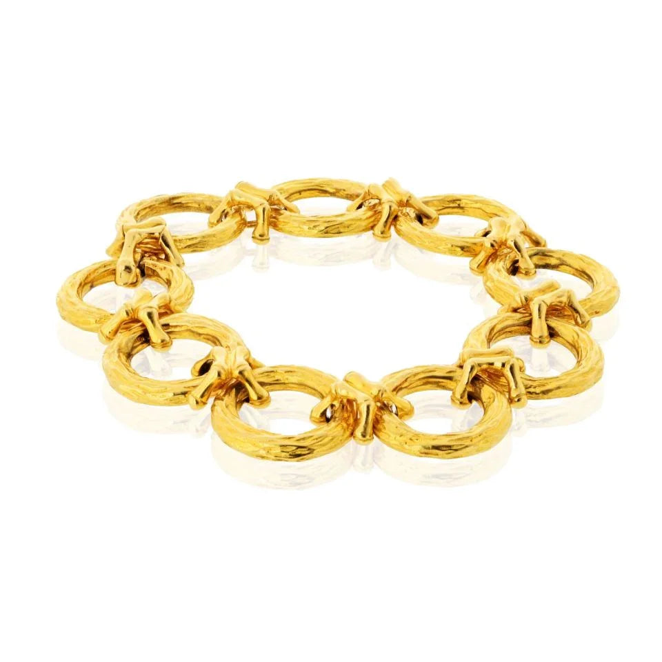 Van Cleef & Arpels 18K Yellow Gold 30 Inches Convertable Bracelet Brooch Necklace — view 5 — Laura Milman New York