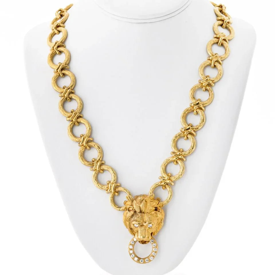 Van Cleef & Arpels 18K Yellow Gold 30 Inches Convertable Bracelet Brooch Necklace — Laura Milman New York