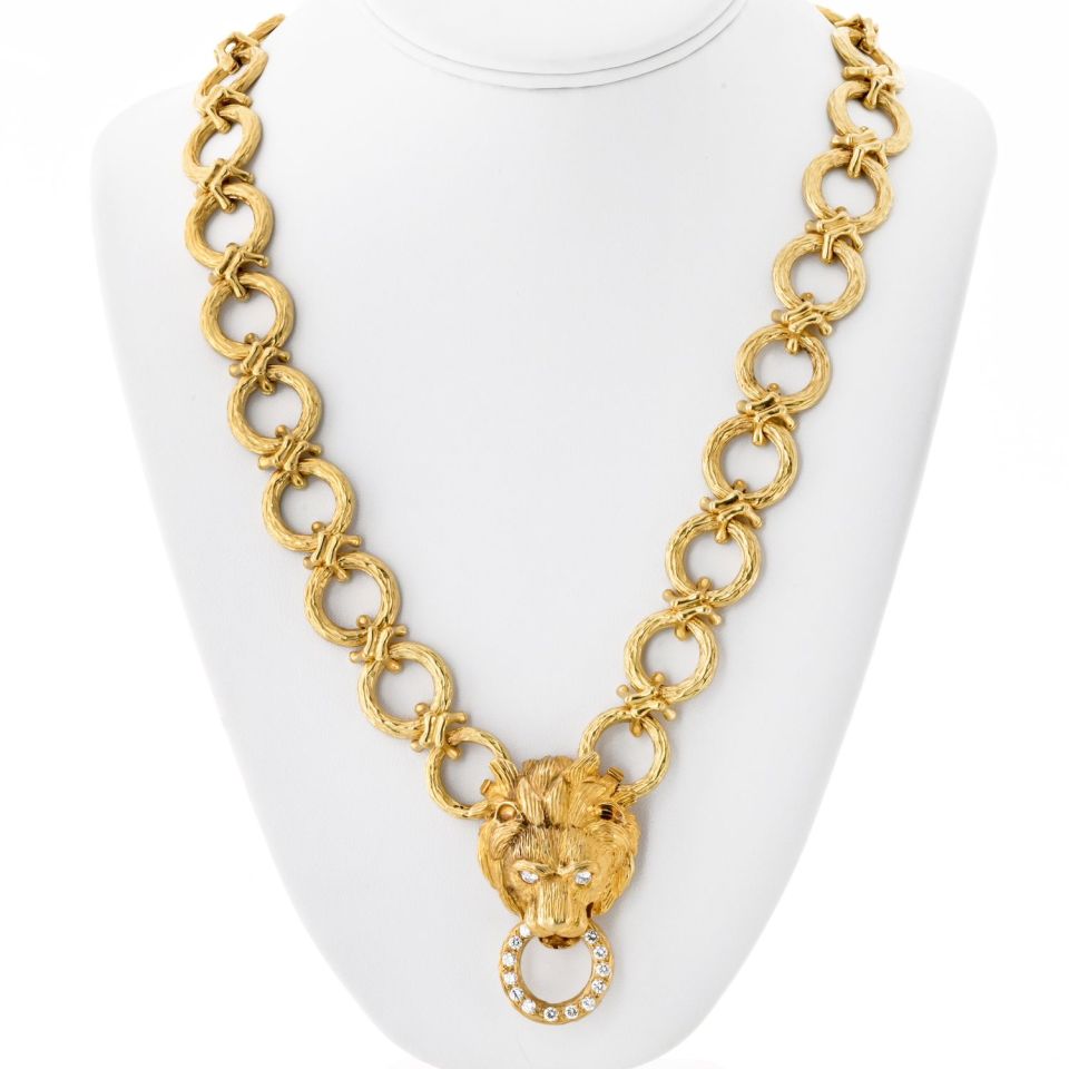 Van Cleef & Arpels Necklaces 18k yellow gold 1 cts Diamonds