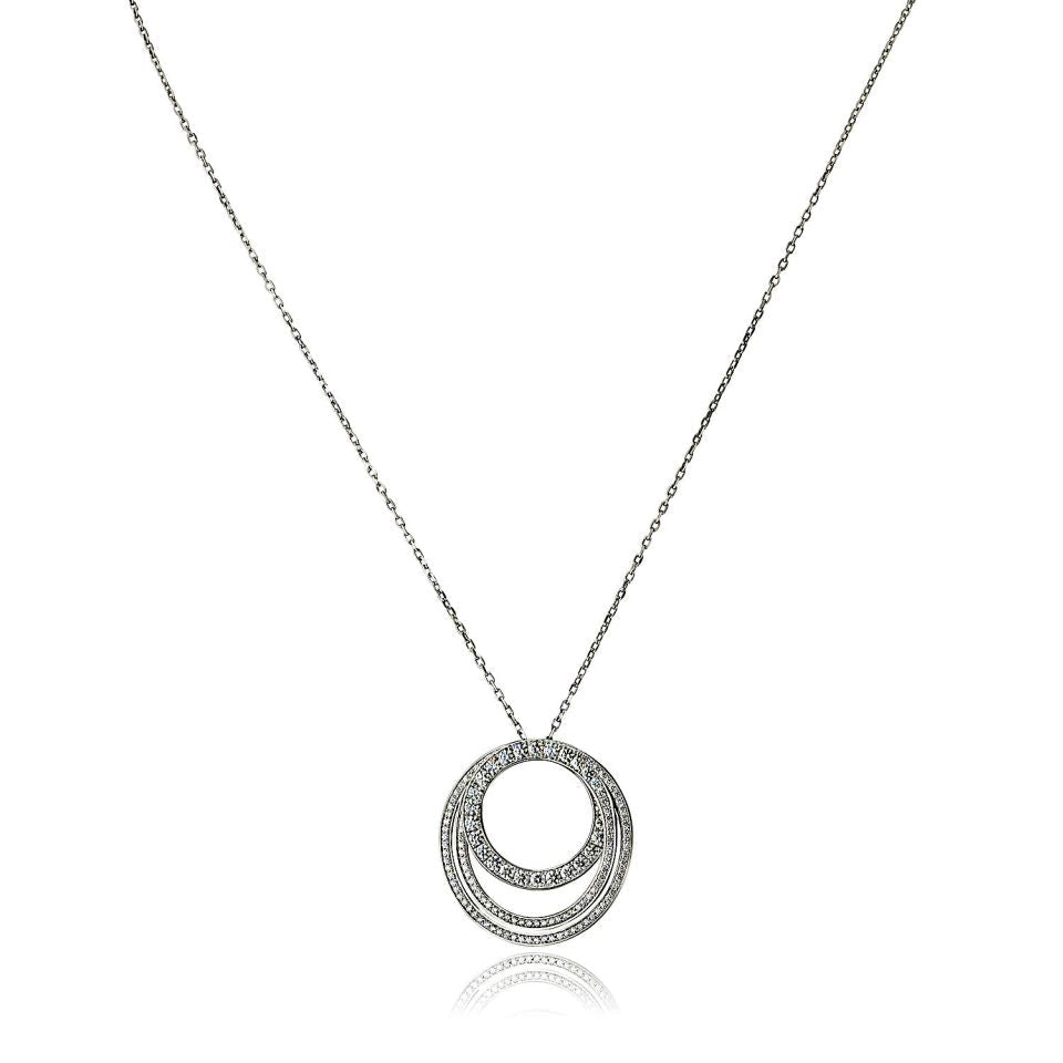 Cartier 18K White Gold Diamond Etincelle Pendant — Laura Milman New York