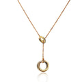 Cartier 18K Tri Color Trinity Diamond Lariat Necklace view 1
