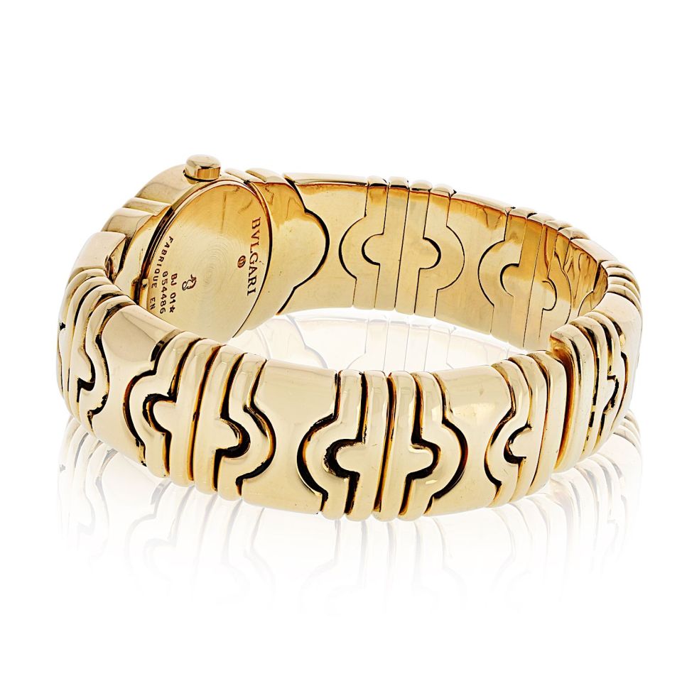 Pre-Owned Bvlgari Parentesi 18K Yellow Gold BJ 01 H54486 Watch view 3 - Bvlgari — Laura Milman New York