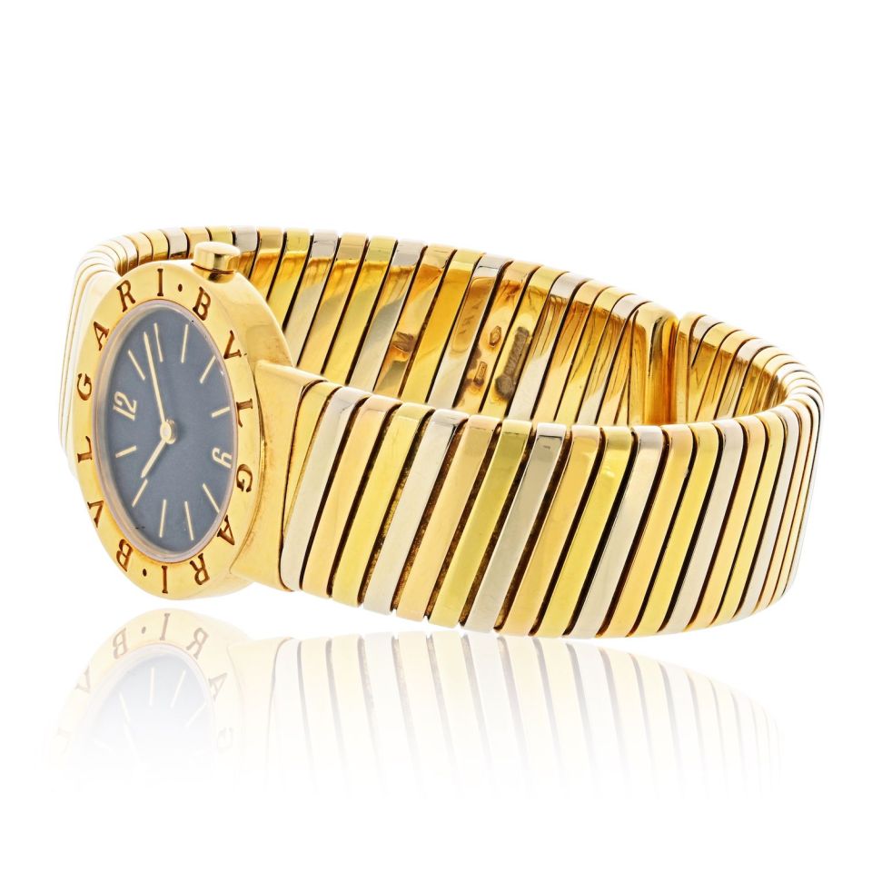 Pre-Owned Bvlgari Circa 1990 18K Two Tone Bvlgari Circa 1990 18K Two Tone BB 26 2T 26mm Dial Quartz Watch Watch view 2 - Bvlgari — Laura Milman New York
