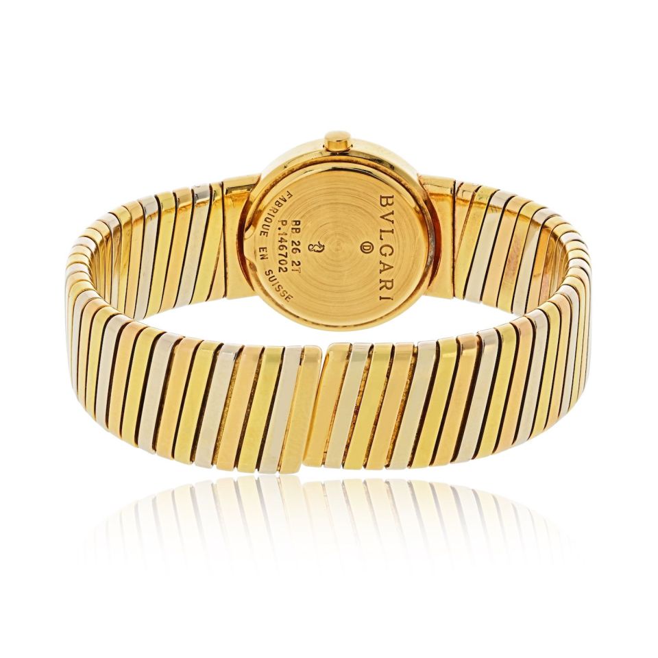 Pre-Owned Bvlgari Circa 1990 18K Two Tone Bvlgari Circa 1990 18K Two Tone BB 26 2T 26mm Dial Quartz Watch Watch view 4 - Bvlgari — Laura Milman New York