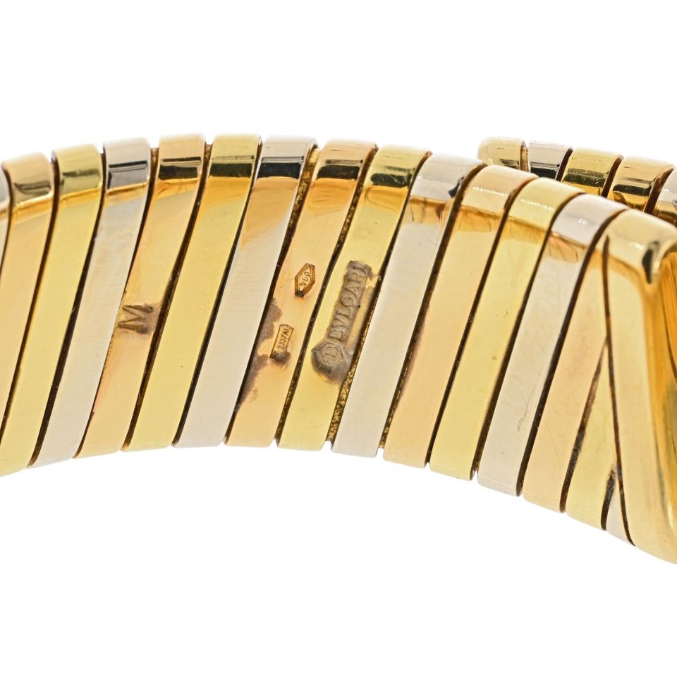 Pre-Owned Bvlgari Circa 1990 18K Two Tone Bvlgari Circa 1990 18K Two Tone BB 26 2T 26mm Dial Quartz Watch Watch view 5 - Bvlgari — Laura Milman New York