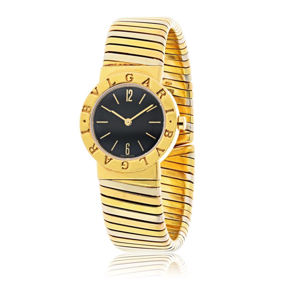 Pre-Owned Bvlgari Circa 1990 18K Two Tone Bvlgari Circa 1990 18K Two Tone BB 26 2T 26mm Dial Quartz Watch Watch - Bvlgari Watch — Laura Milman New York