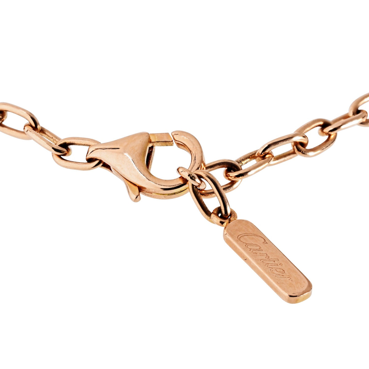 Cartier 18K Rose Gold Happy Birthday Pendant — view 4 — Laura Milman New York