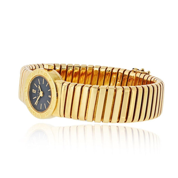 Pre-Owned Bvlgari 18K Yellow Gold BB 19 2T Quartz Watch view 2 - Bvlgari