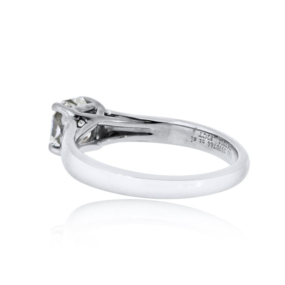 Pre-Owned Tiffany & Co. Lucida 0.82ct Mixed Cut H VVS2 Solitaire Diamond Ring view 3 - Tiffany & Co. — Laura Milman New York