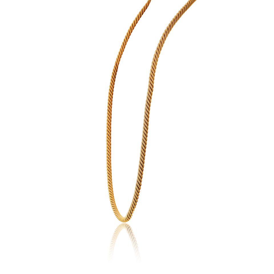Tiffany & Co. 18K Yellow Gold Georges L'enfant Nautical Rope Chain 28 Inch Necklace — view 2 — Laura Milman New York