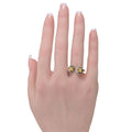 David Webb Bastille 18K Yellow Gold Diamond Ring view 5