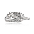 Cartier Trinity 18K White Gold Eu 55 Trinity Circa 1999 Ring view 2