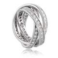 Cartier Trinity 18K White Gold Eu 55 Trinity Circa 1999 Ring view 3