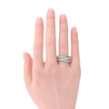 Cartier Trinity 18K White Gold Eu 55 Trinity Circa 1999 Ring view 5