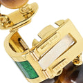 David Webb 18K Yellow Gold Green Enamel And Tiger Eye Sautoir Necklace view 6