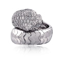 Cartier 18K White Gold Lakarda Diamond Eu 49 Ring view 2