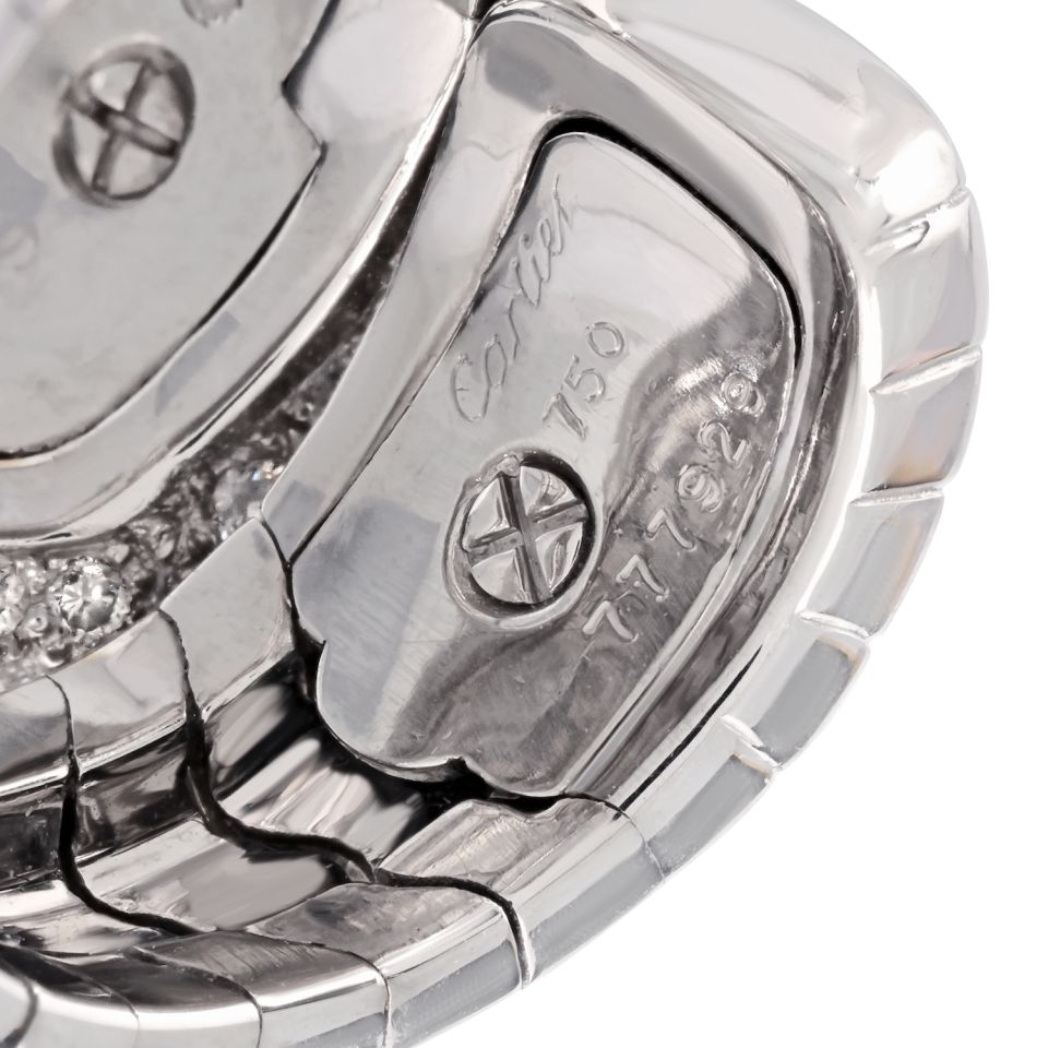 Cartier 18K White Gold Lakarda Diamond Eu 49 Ring — view 7 — Laura Milman New York