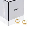 Chanel Coco Hoops 18K Yellow Gold Ref. J13161 Earrings view 4