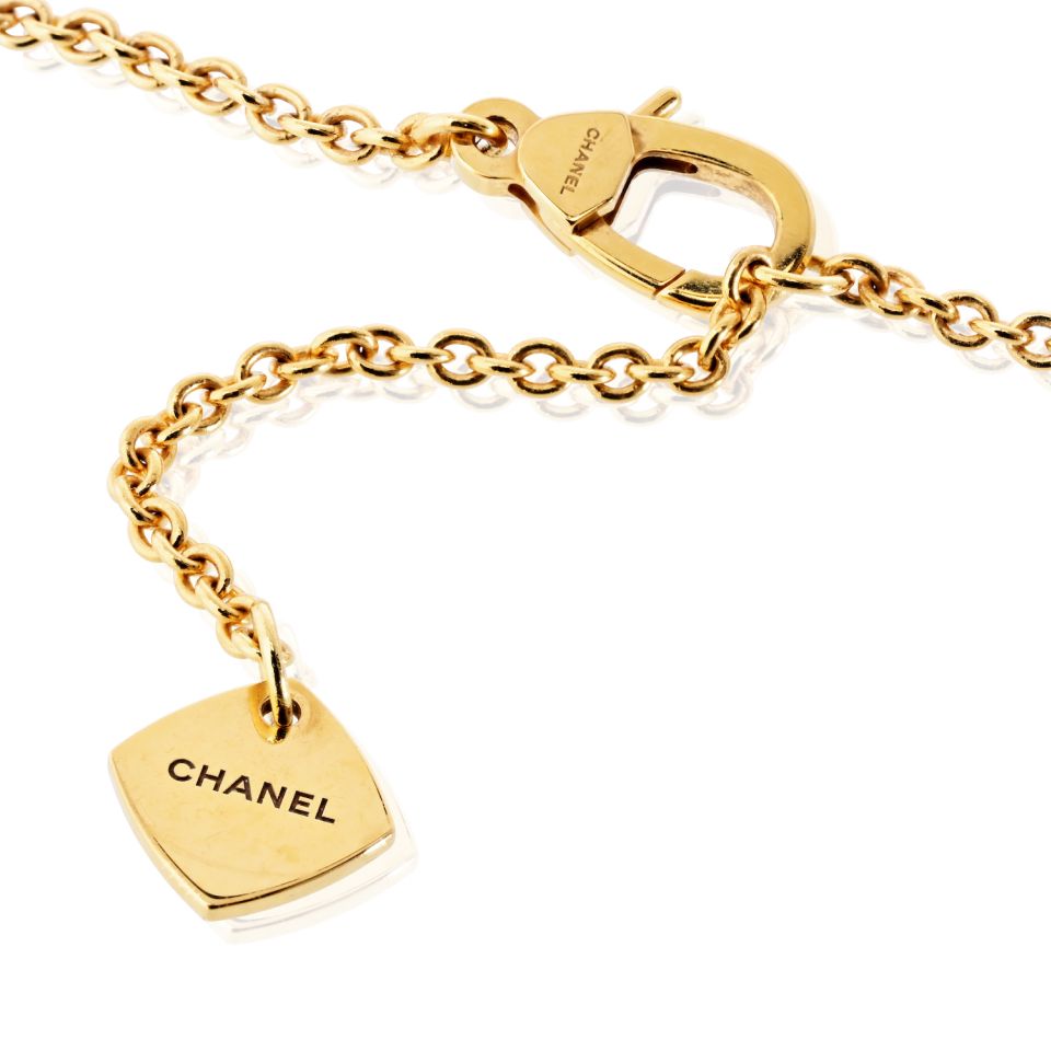 Chanel Coco 18K Yellow Gold 0.44ct Diamond Necklace — view 7 — Laura Milman New York