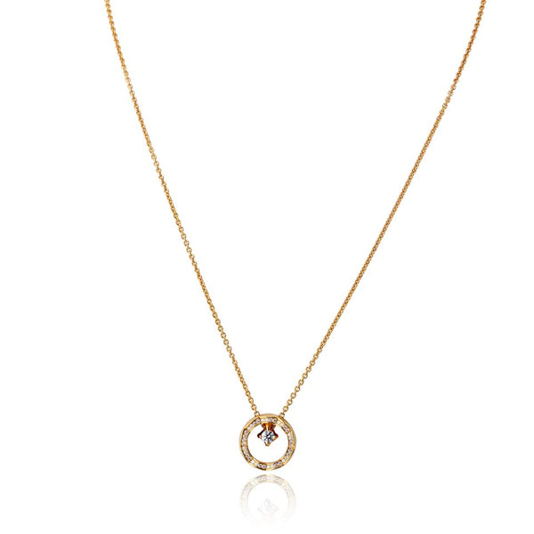 Chanel Coco 18K Yellow Gold 0.44ct Diamond Necklace