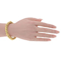 David Webb 18K Yellow Gold Twisted Bangle Bangle Bracelet view 5