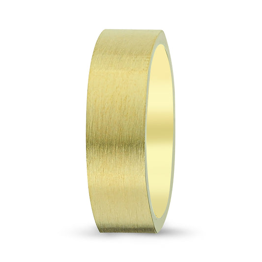 Men's Wedding Band with Beveled Matte Finish & Milgrain (Copy 18 - Laura Milman New York