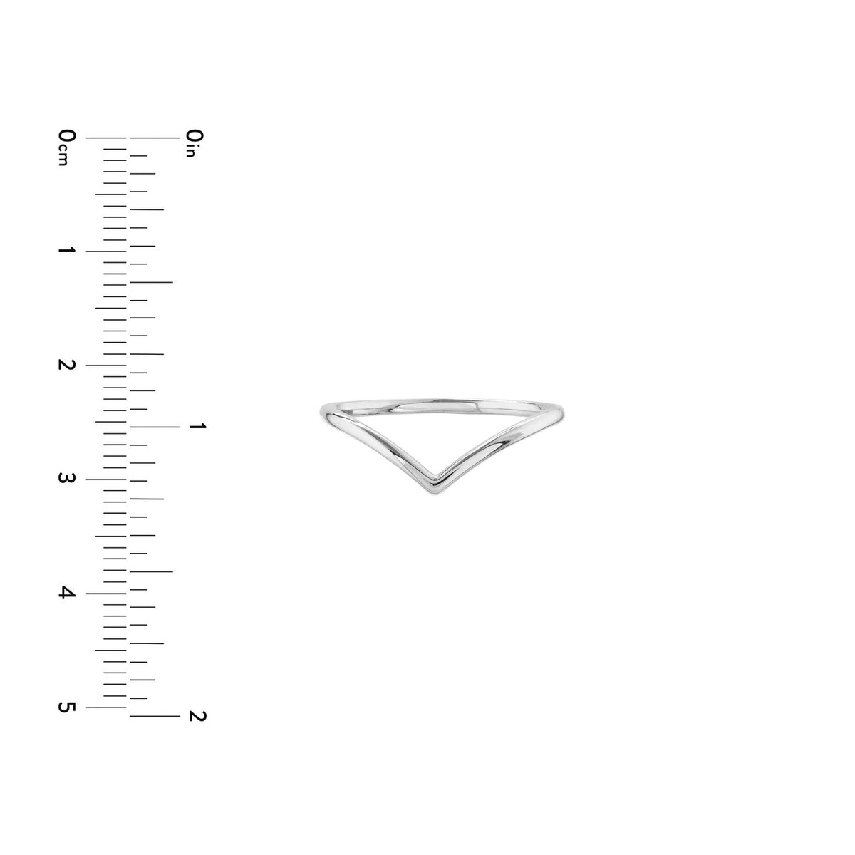 Chevron wire ring — additional product view 4 — Laura Milman New York
