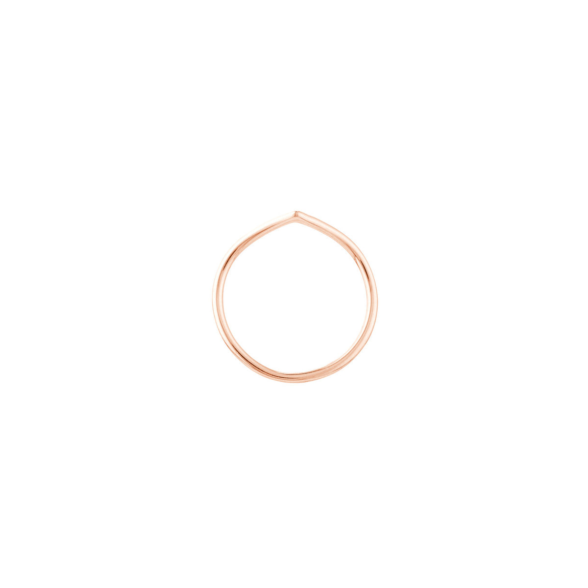 Chevron wire ring — additional product view 8 — Laura Milman New York