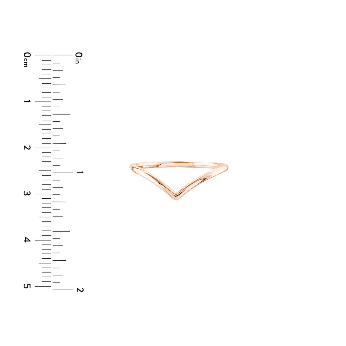 Chevron wire ring — additional product view 9 — Laura Milman New York