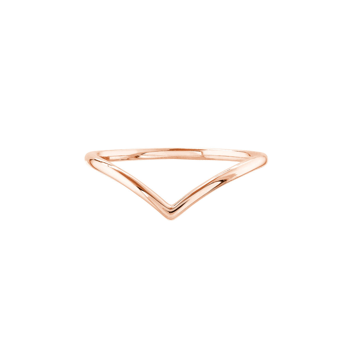 Chevron wire ring — additional product view 5 — Laura Milman New York