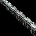 Lab-Grown Oval Diamond Lariat Necklace — Prong, North South view 3