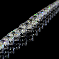 Lab-Grown Round Diamond Riviera Necklace — view 4