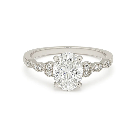 Oval Shaped Engagement Ring