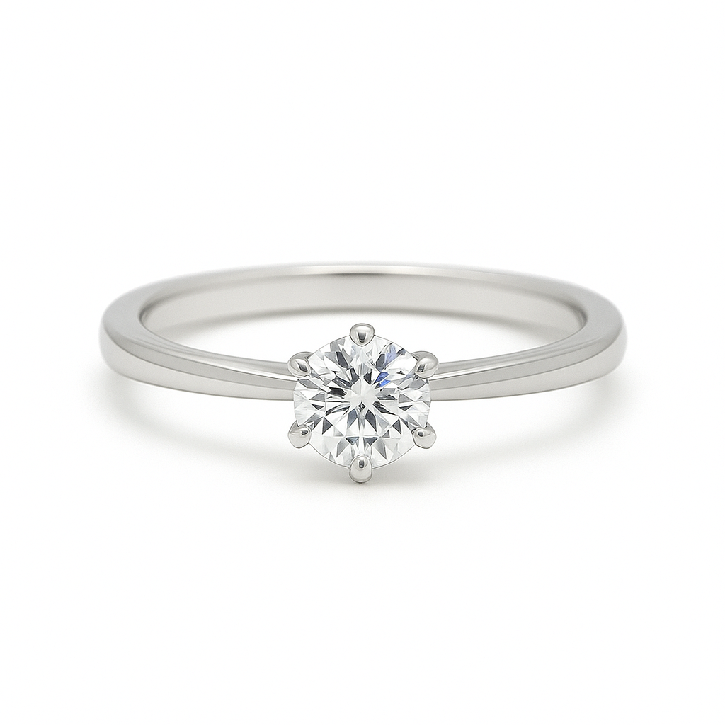 Petite Diamond Engagement Ring - Laura Milman New York