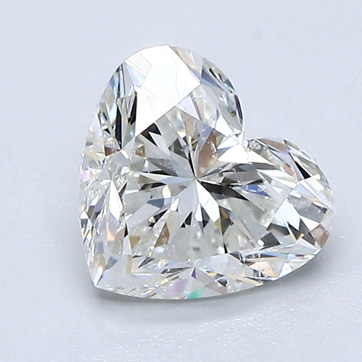 1.33ct Heart Natural Diamond — I SI2, GIA Certified