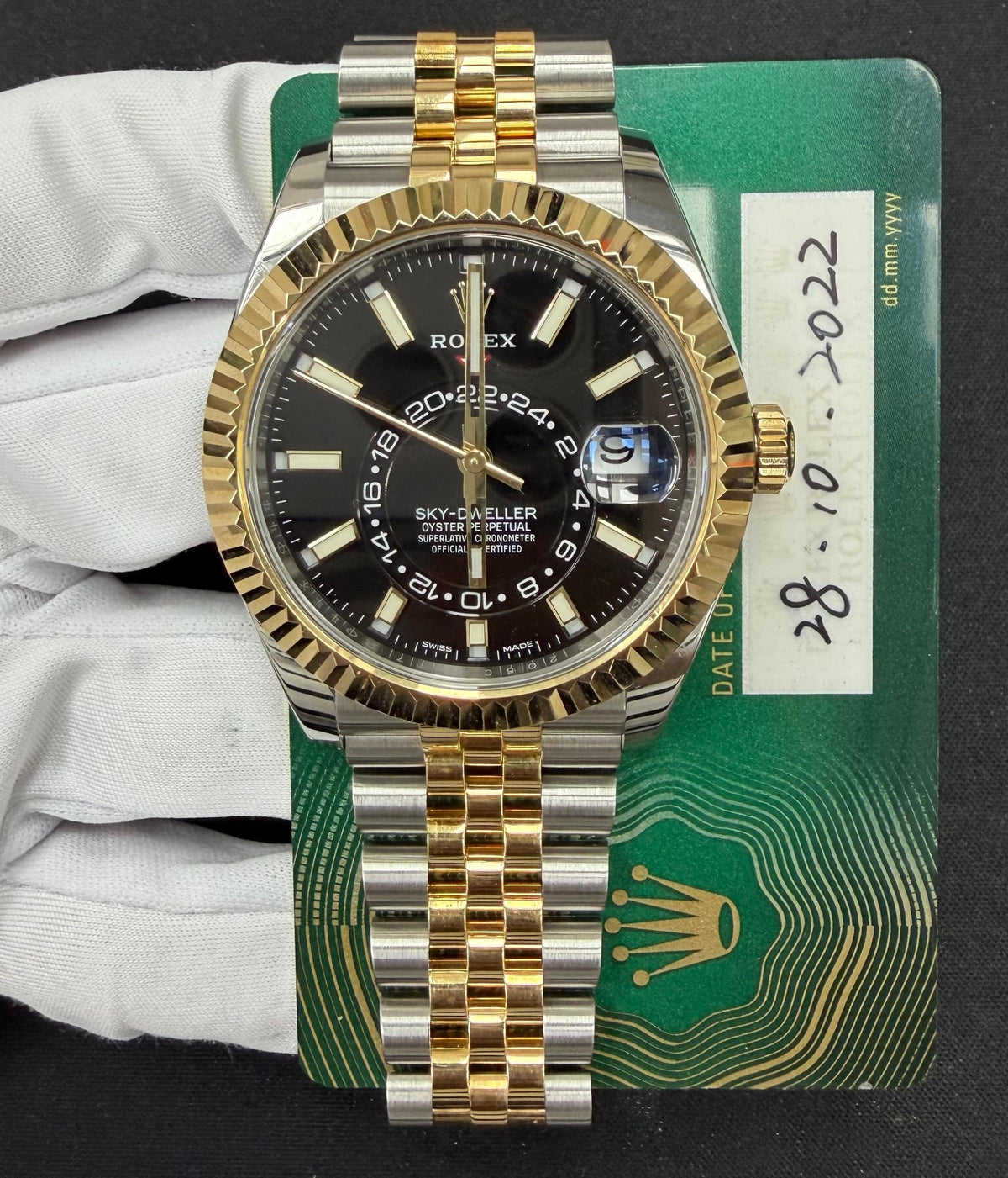 ROLEX SKY DWELLER 326933 — view 3 — Laura Milman New York