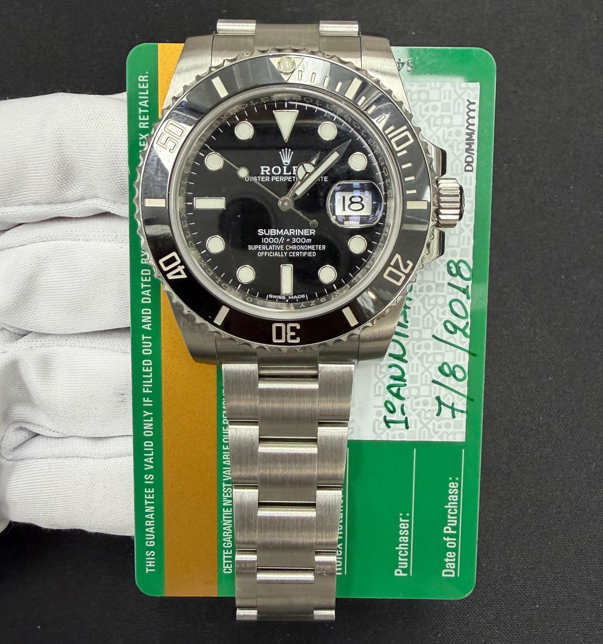 ROLEX SUBMARINER DATE 116610LN — view 3 — Laura Milman New York