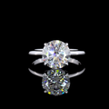 Round Shape Solitaire Engagement Ring (Lab Grown)