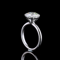 Round Shape Solitaire Engagement Ring (Lab Grown)
