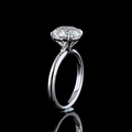 Round Shape Solitaire Engagement Ring (Lab Grown)
