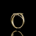 Lab-Grown Round Diamond Fashion Ring in 14K or 18K Yellow Gold — 0.85 ct view 3