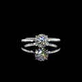 Lab Grown Round Diamond Solitaire Ring – 1.67 CT | 14K White Gold view 2