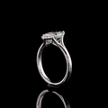2.04 CT Marquise Lab-Grown Diamond Solitaire Ring in 14K white gold view 3
