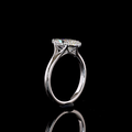 2.04 CT Marquise Lab-Grown Diamond Solitaire Ring in 14K white gold view 4