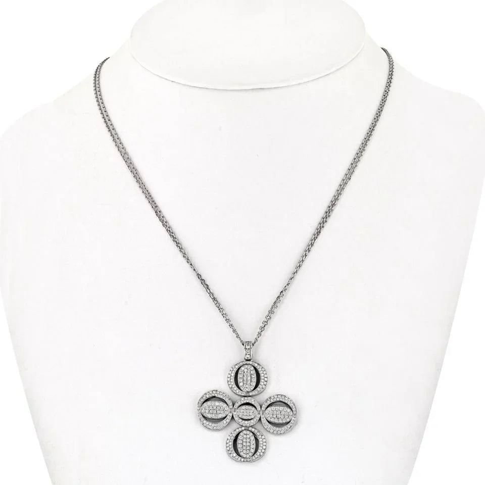 Chopard 18K White Gold Diamond Pendant — Laura Milman New York